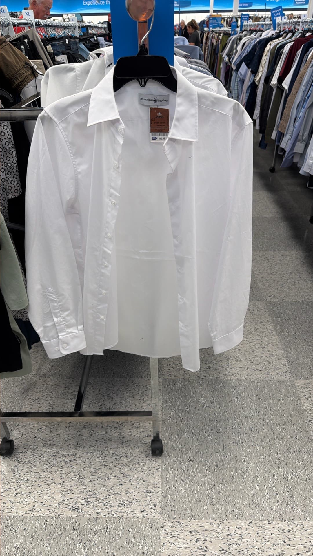 Classic White Button-Up Shirt