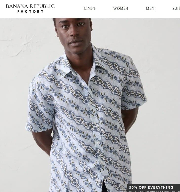 Floral Short-Sleeve Shirt