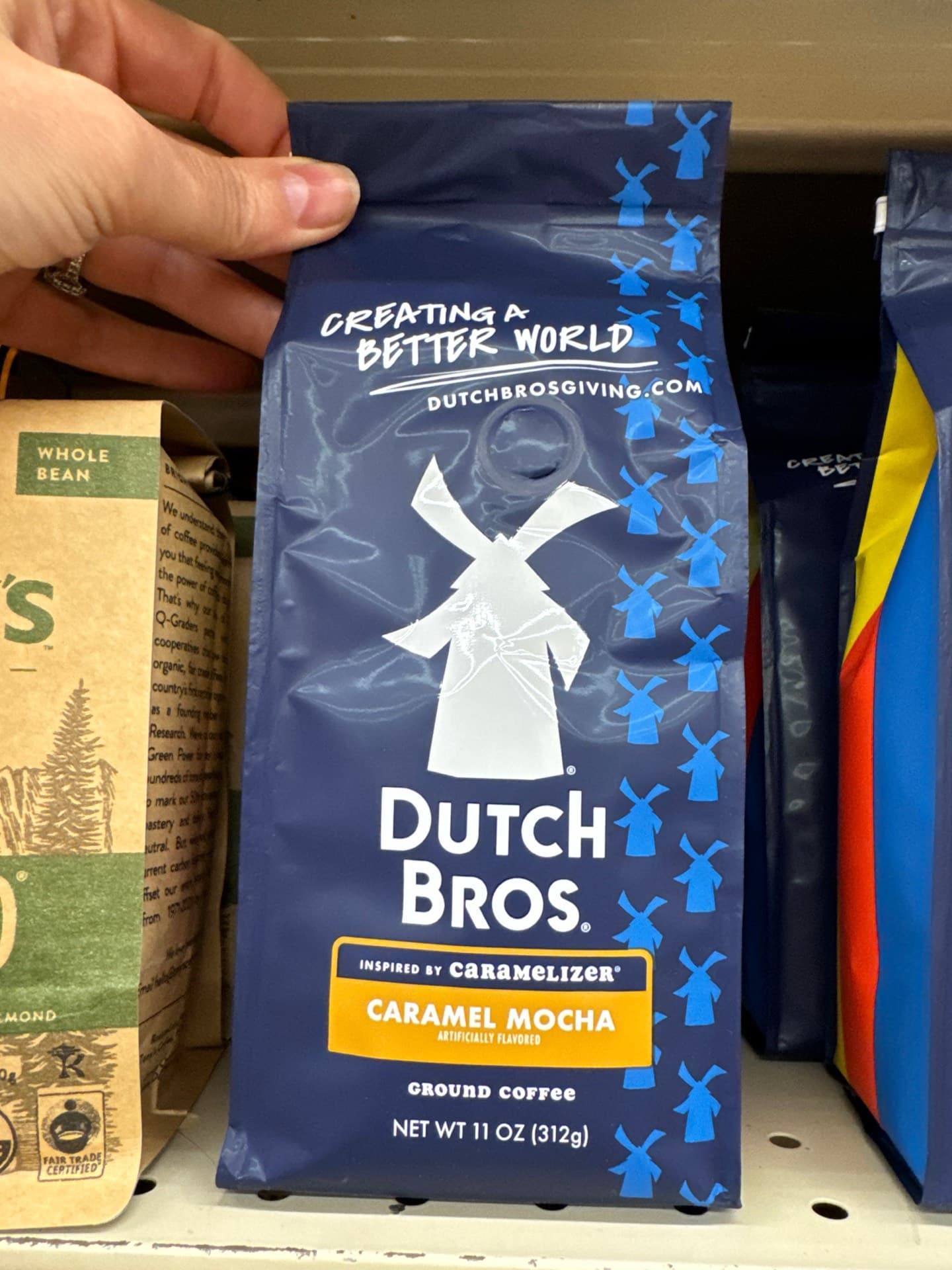 Dutch Bros Caramel Mocha Coffee