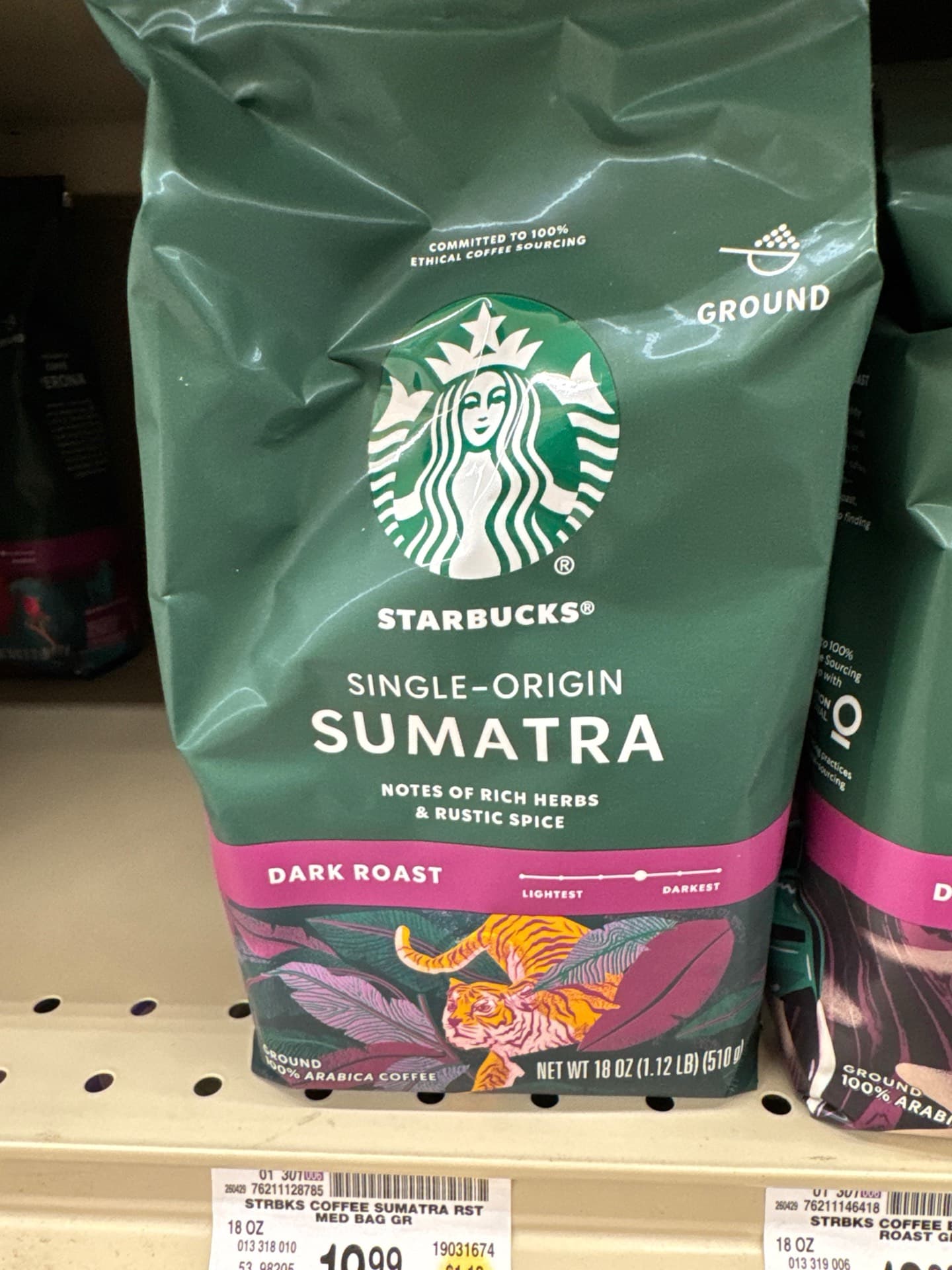 Starbucks Single-Origin Sumatra Coffee