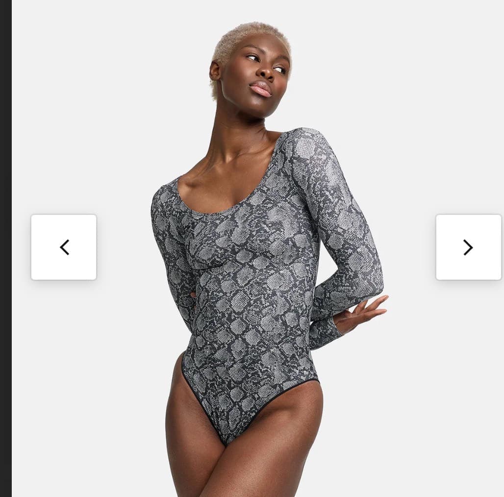 Stylish Snake Print Bodysuit