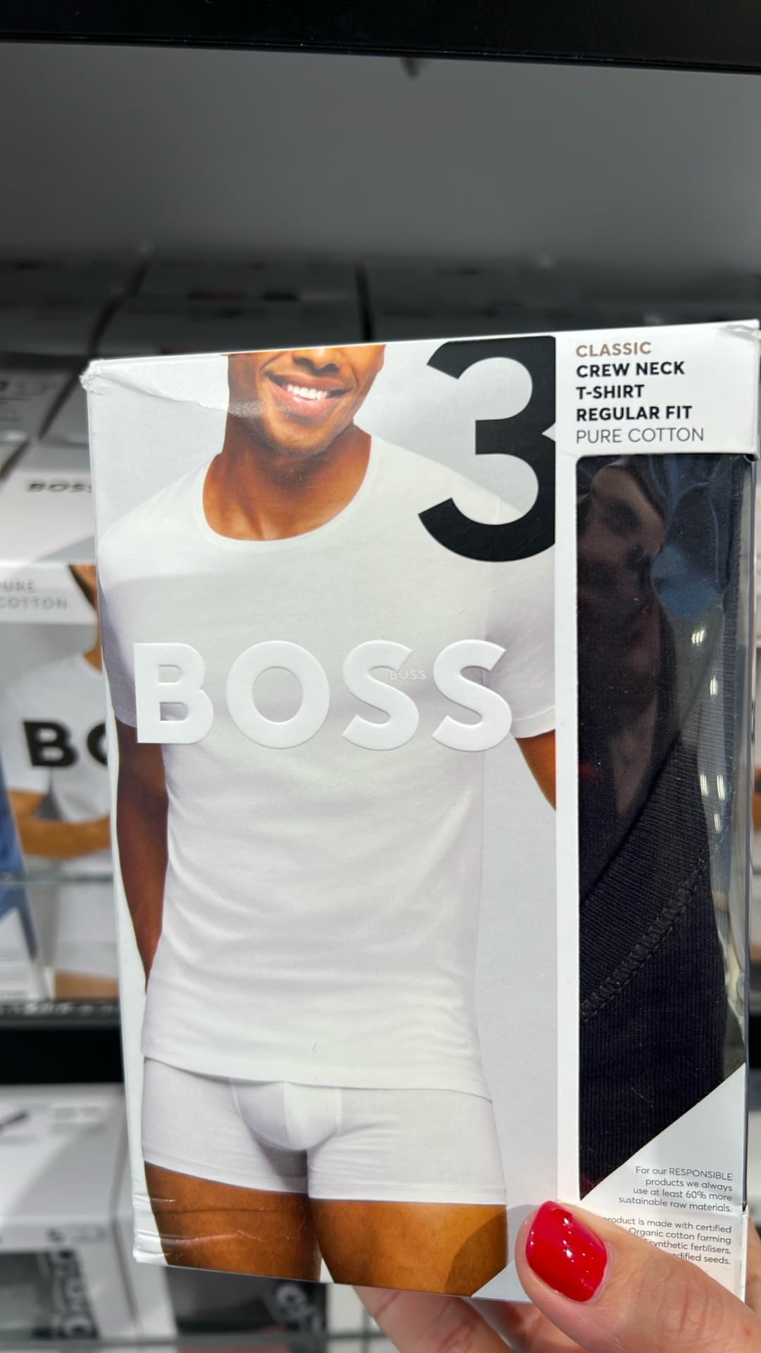 Футболка BOSS с круглым вырезом
