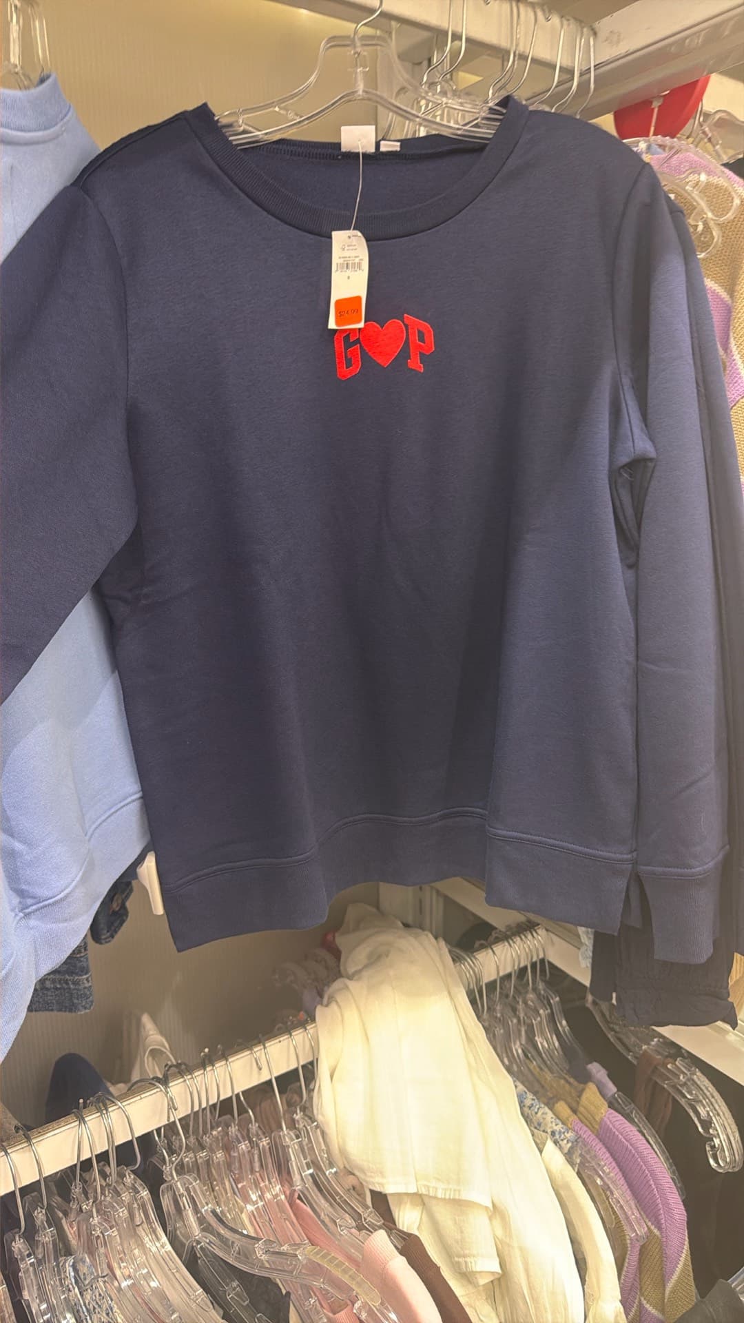 Casual Navy Sweatshirt