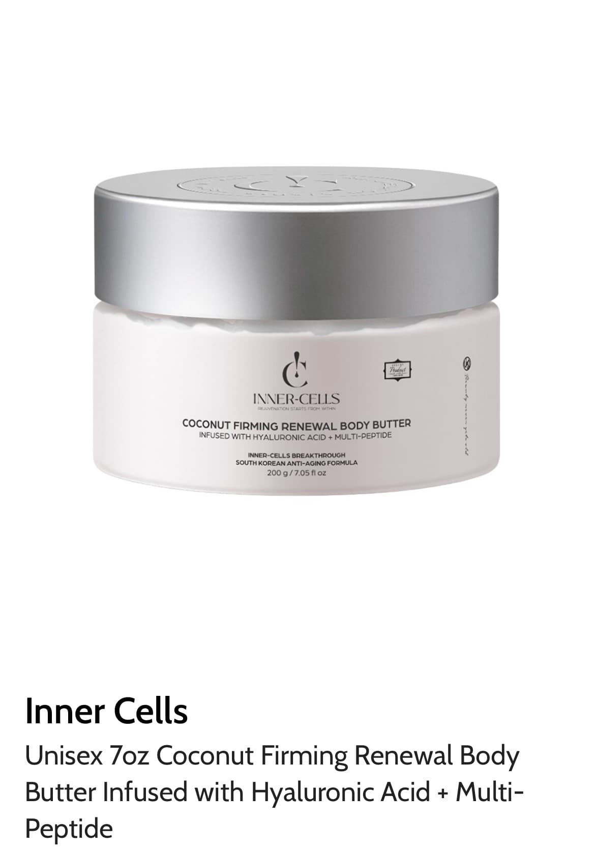 Inner Cells Coconut Body Butter