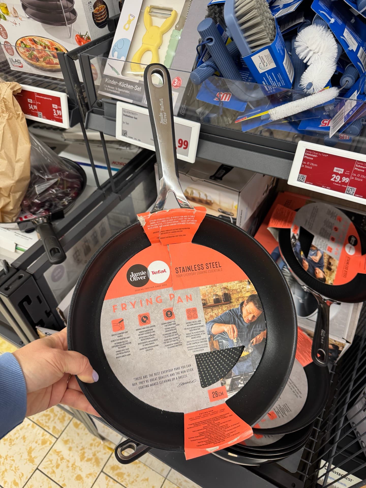 Jamie Oliver Stainless Steel Frying Pan