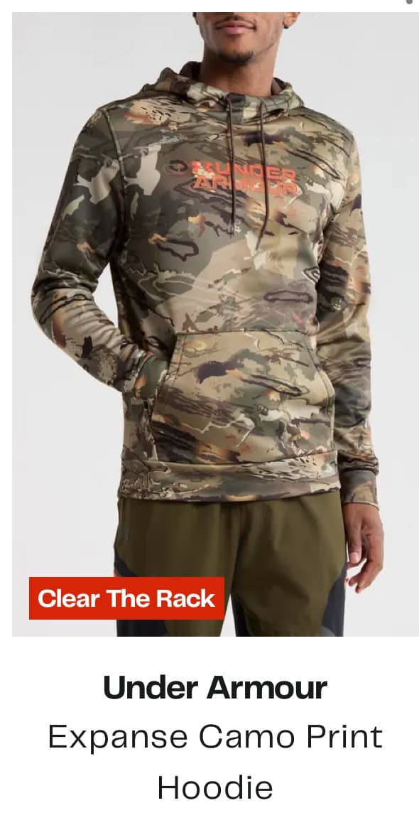 Under Armour Camo Hoodie