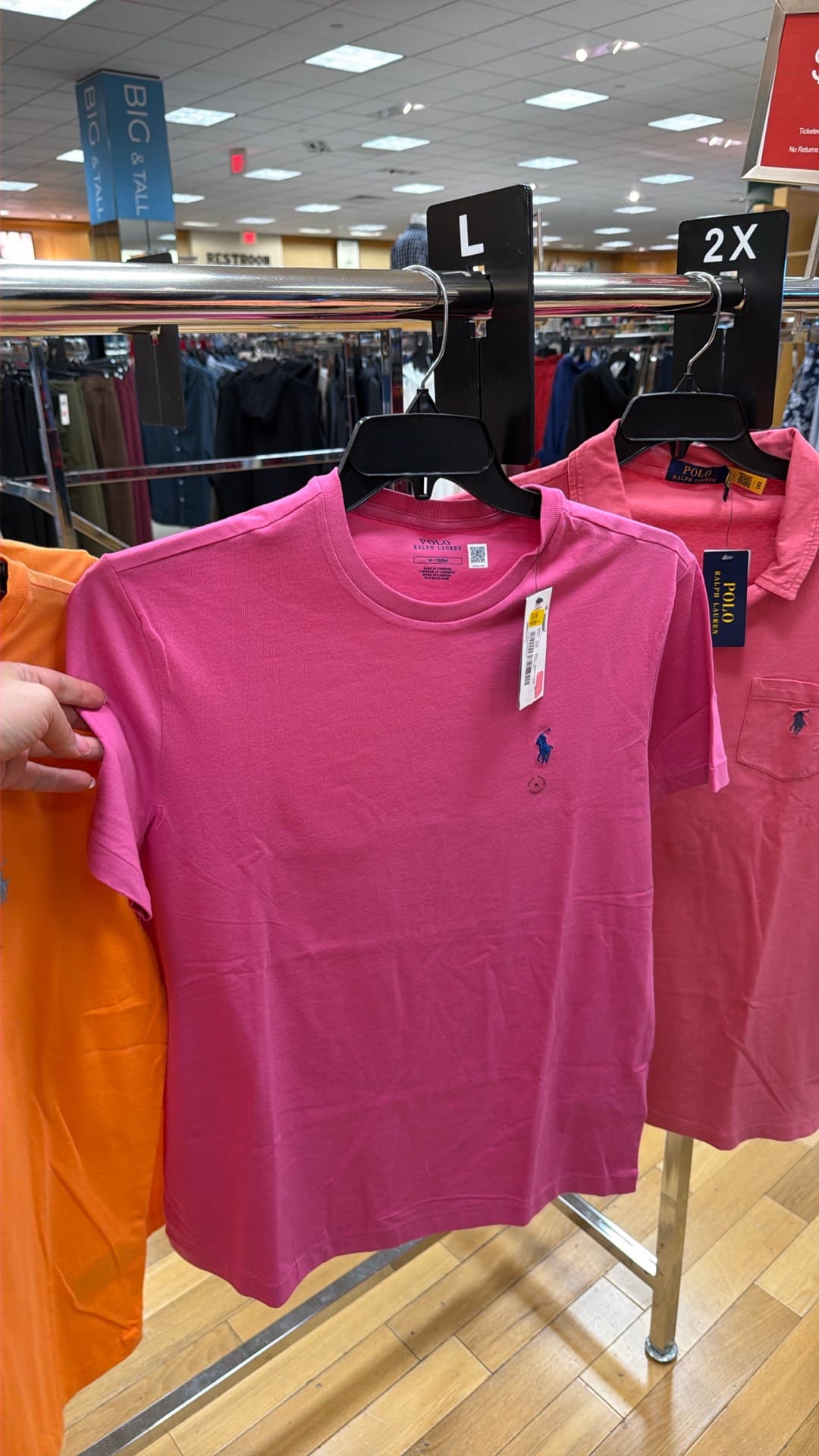 Trendy Pink Polo T-Shirt