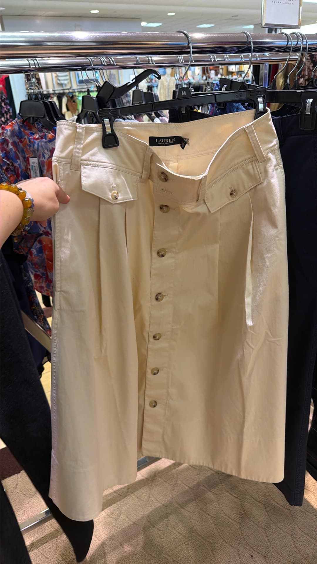 Stylish Button-Up Skirt