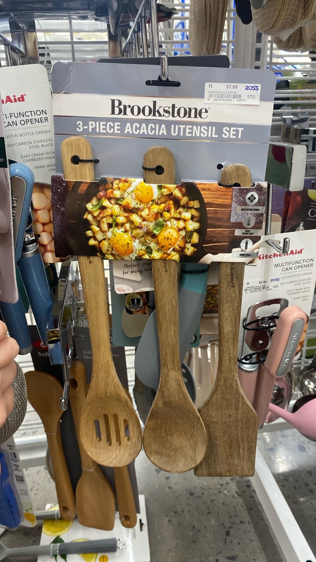 Brookstone Acacia Utensil Set