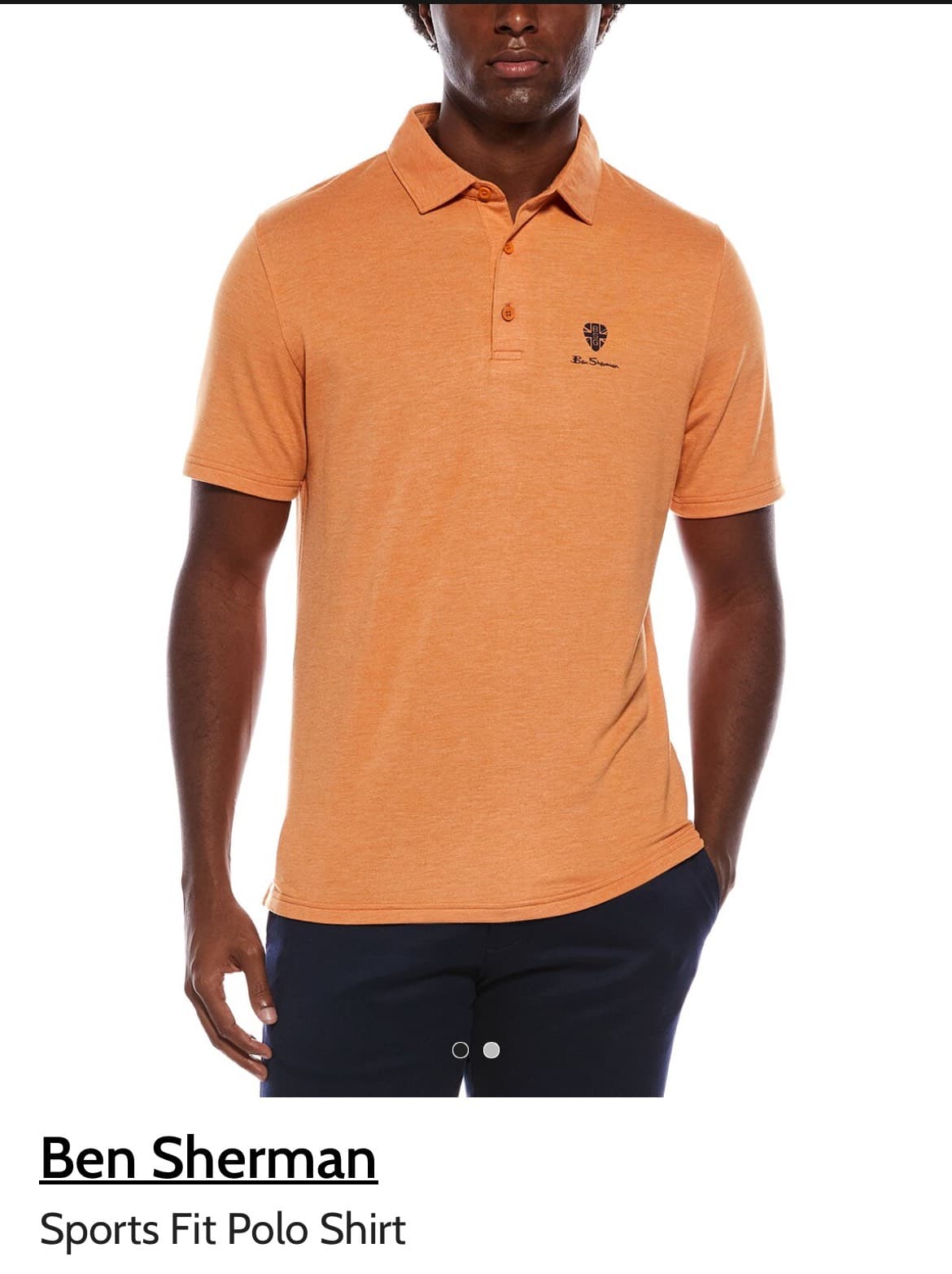 Поло Ben Sherman спортивного кроя