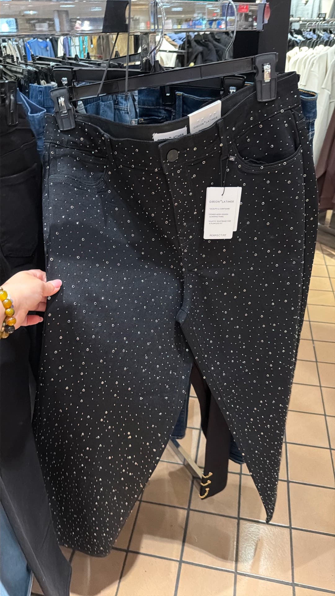 Stylish Black Denim Skirt
