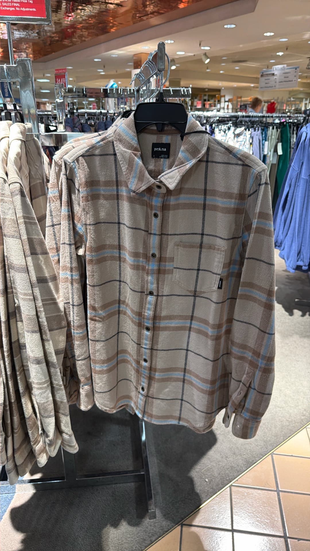 Stylish PrAna Flannel Shirt