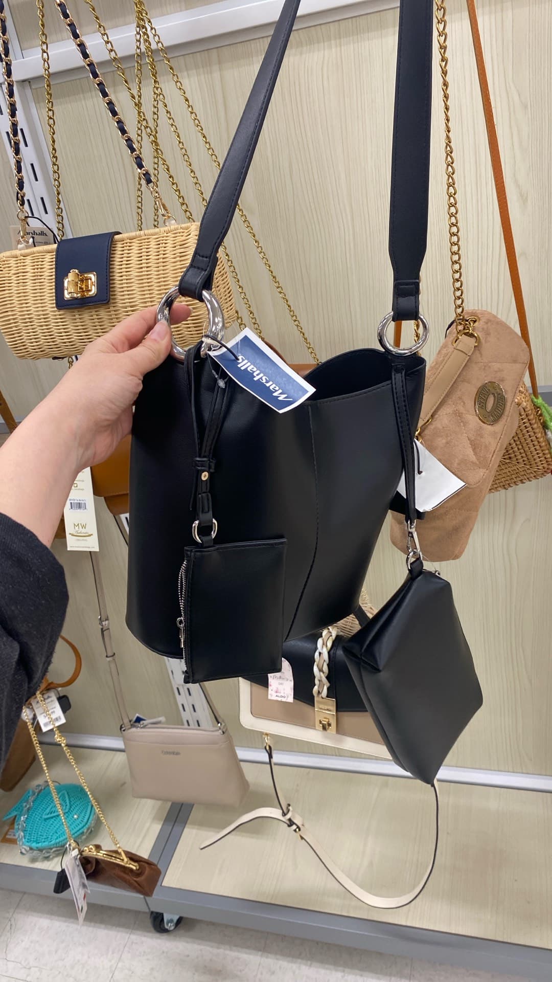 Stylish Black Tote Bag
