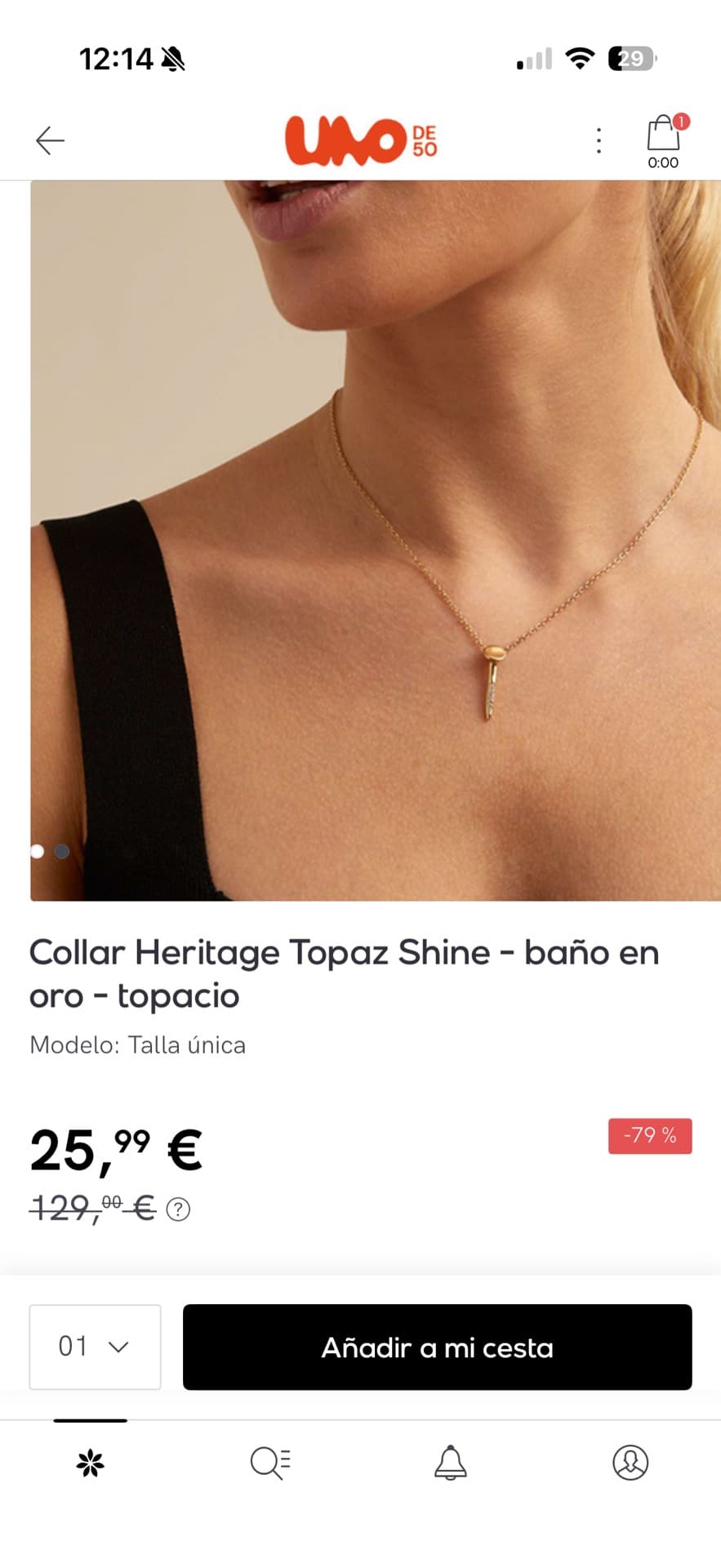 Heritage Topaz Shine Necklace