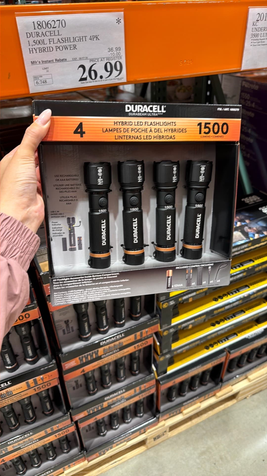 Гибридные фонарики Duracell