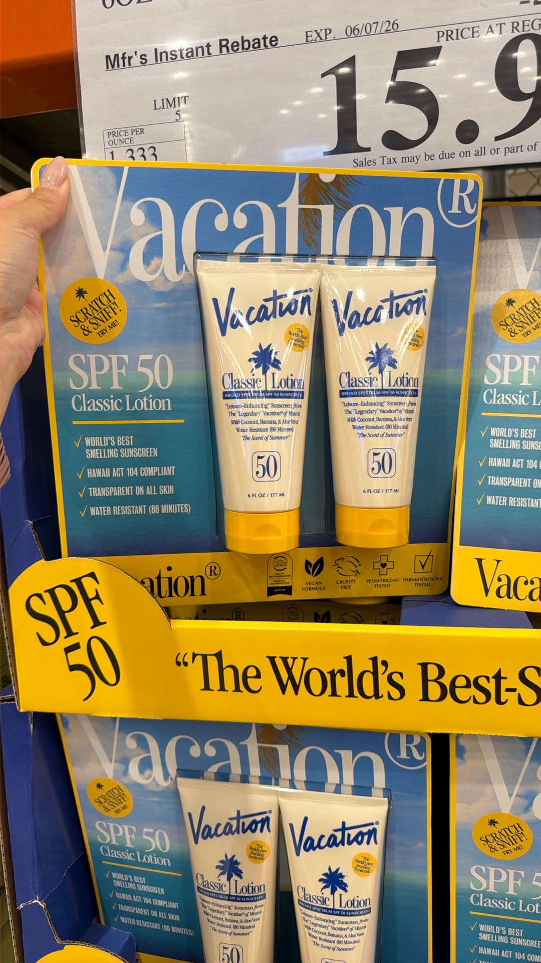 Vacation SPF 50 Classic Lotion