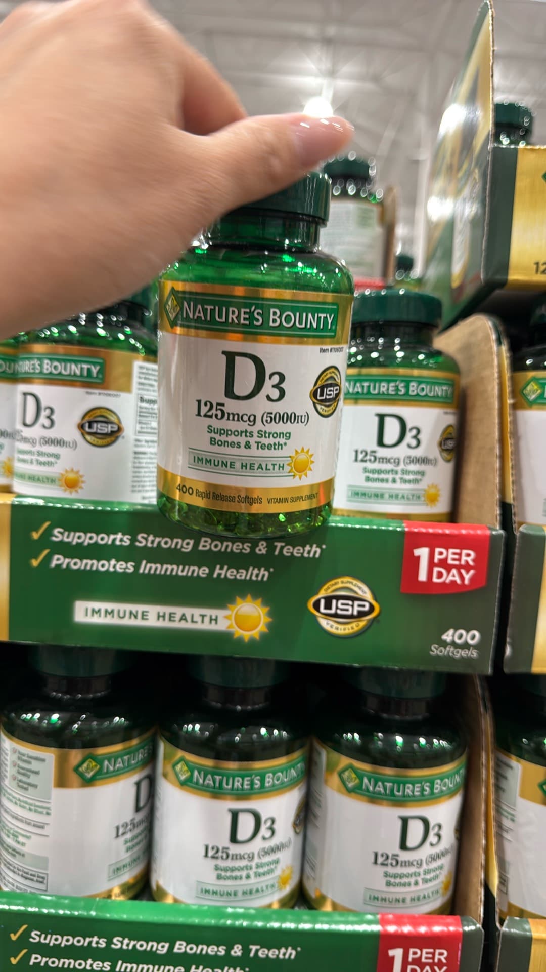 Витамин D3 от Nature's Bounty