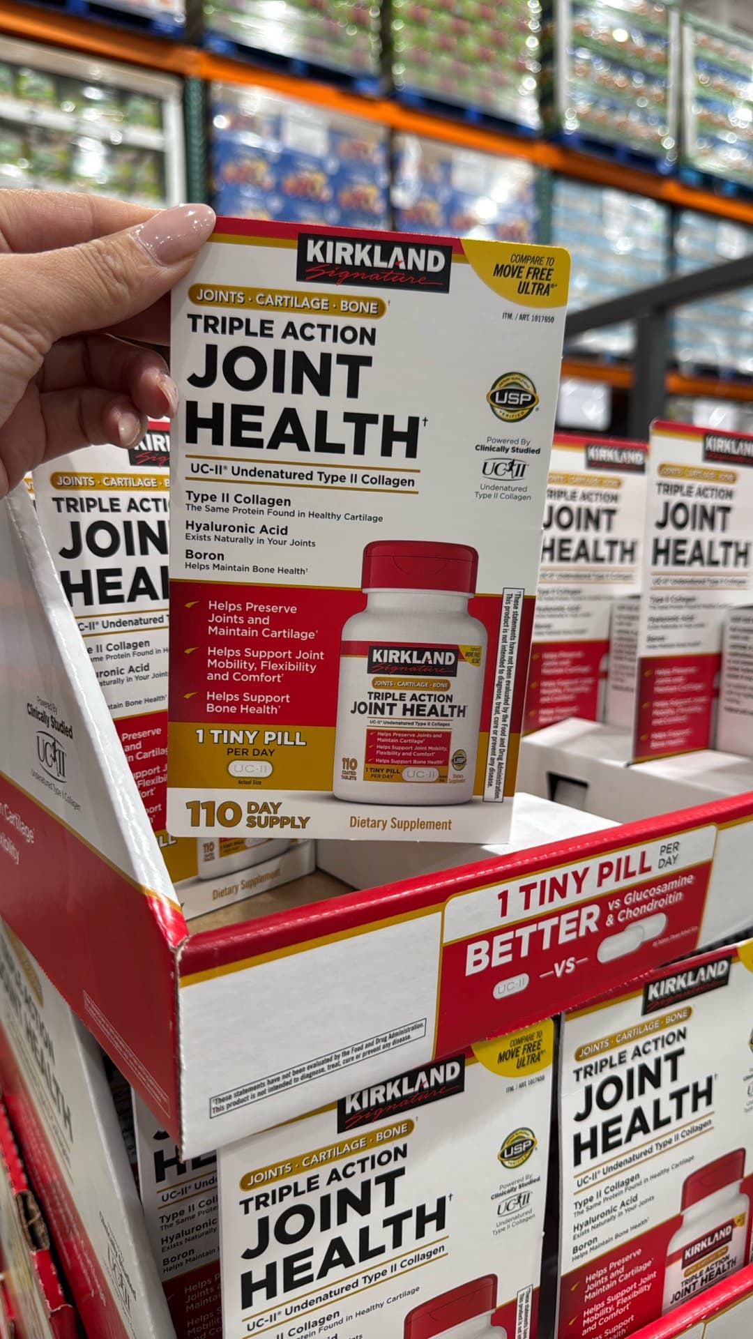 Тройное действие здоровья суставов Kirkland