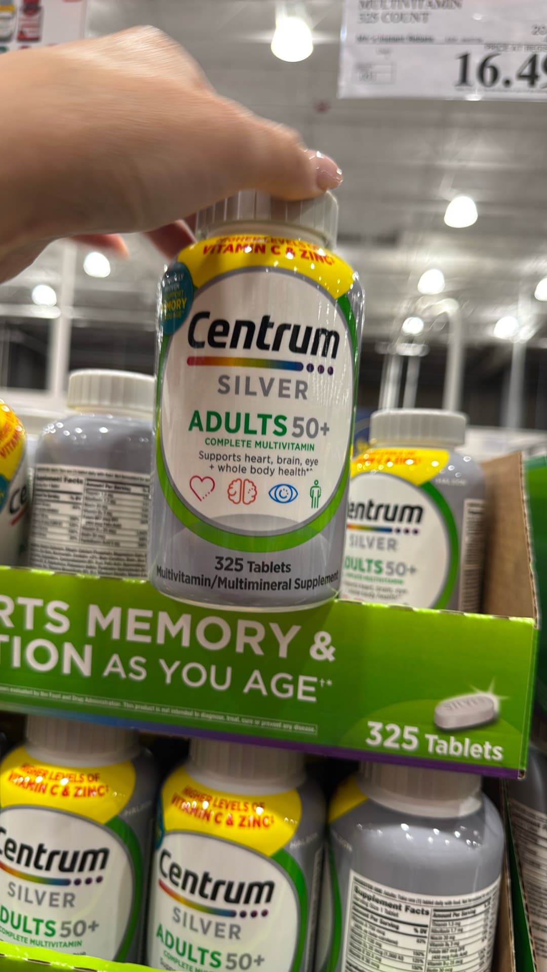Мультивитамин Centrum Silver для взрослых 50+