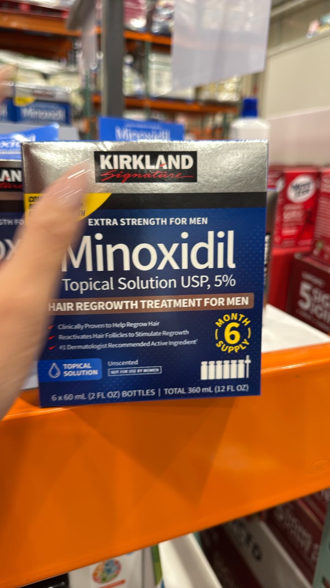 Средство для роста волос Kirkland Minoxidil