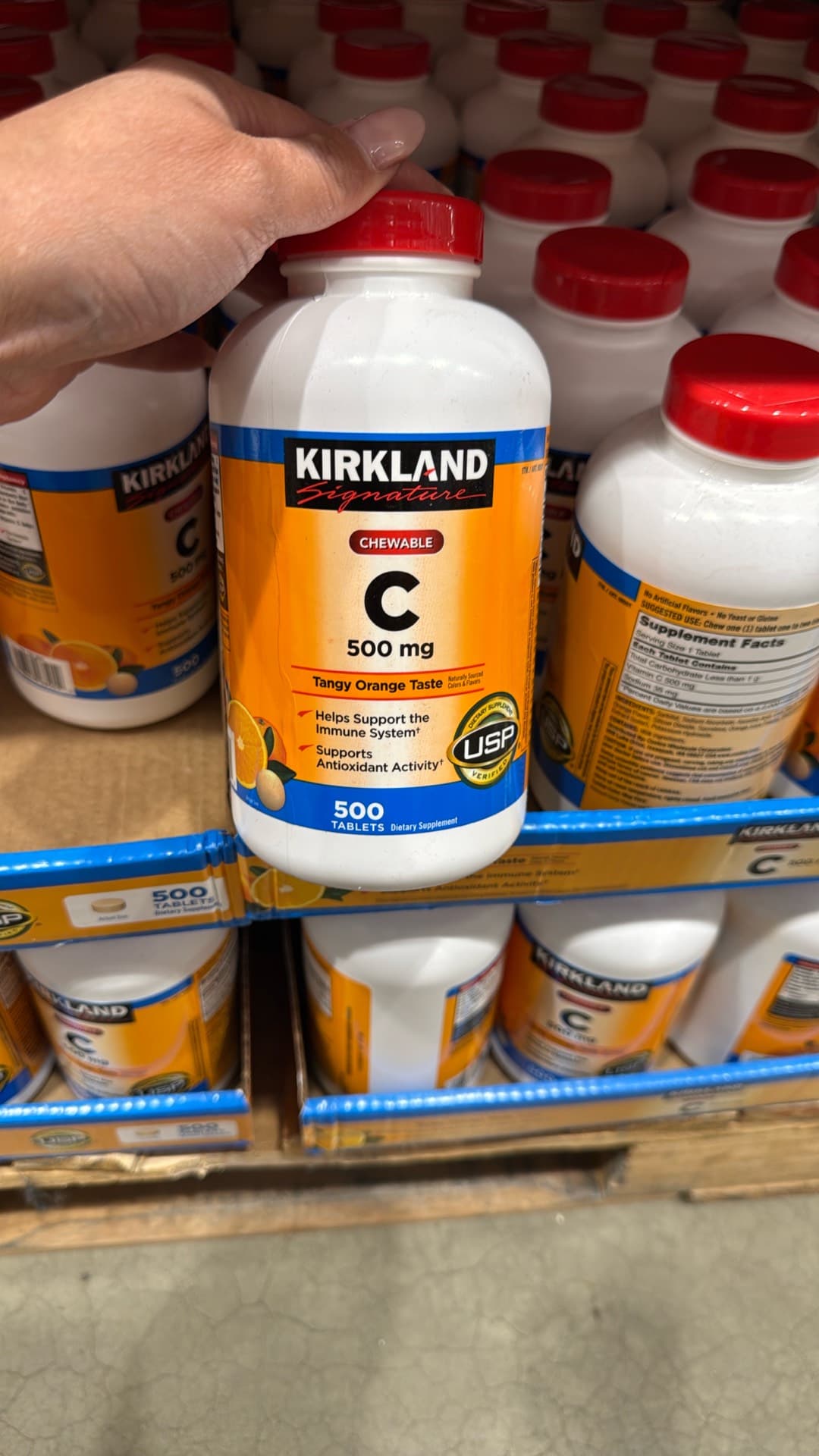 Жевательный витамин C Kirkland