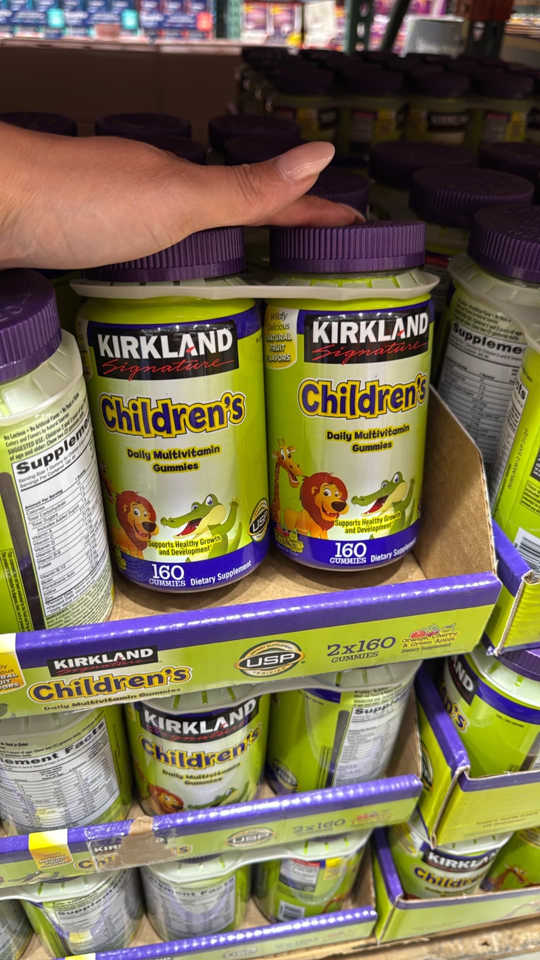 Жевательные мультивитамины Kirkland для детей