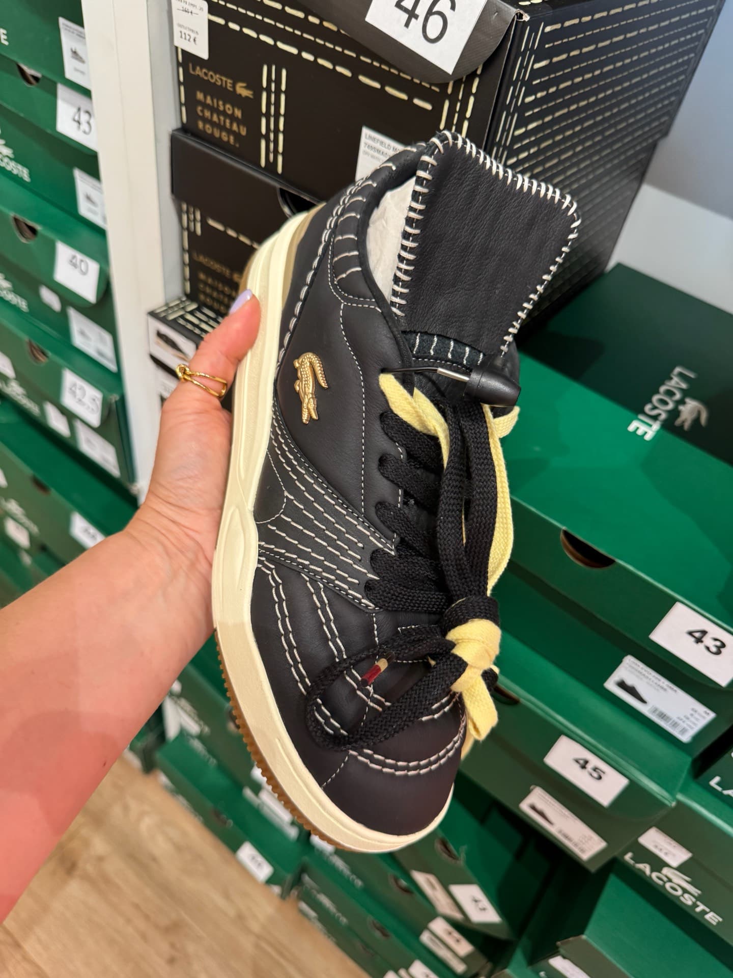 Кроссовки Lacoste высокие