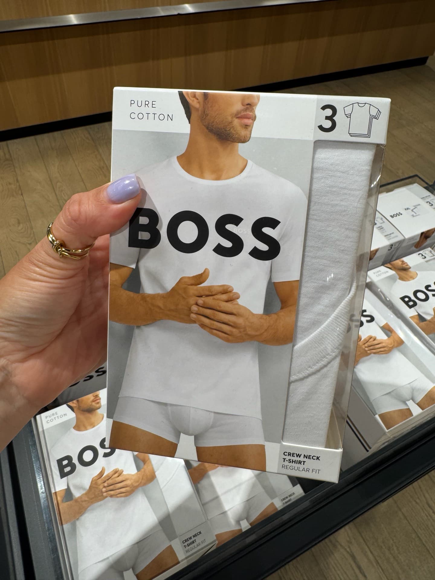 Футболки BOSS с круглым вырезом