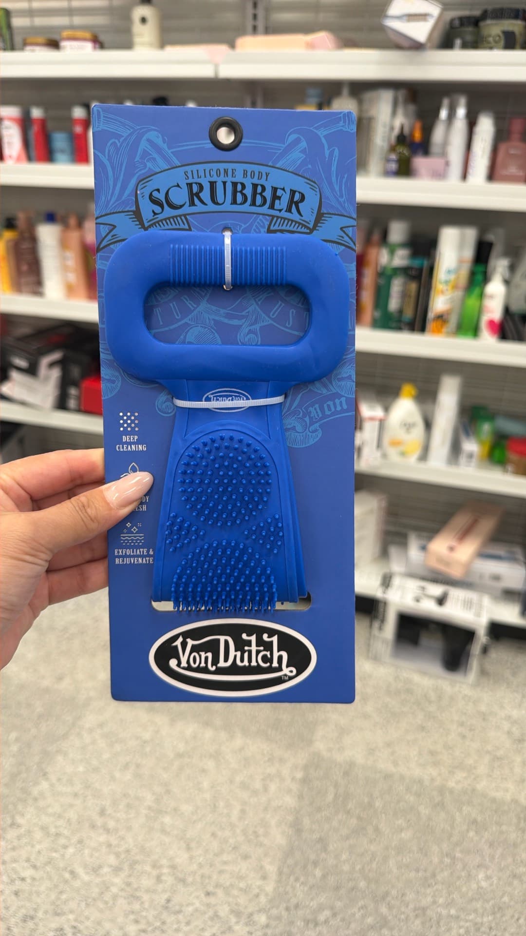 Силиконовый скрабер для тела Von Dutch
