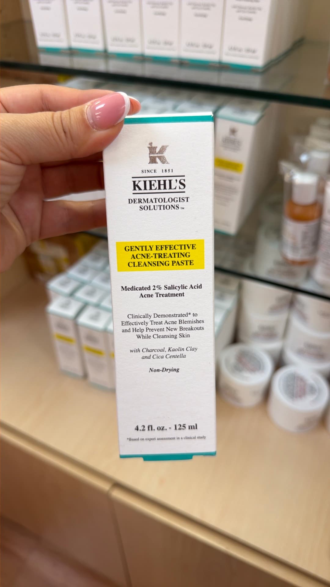 Очищающая паста Kiehl's для лечения акне