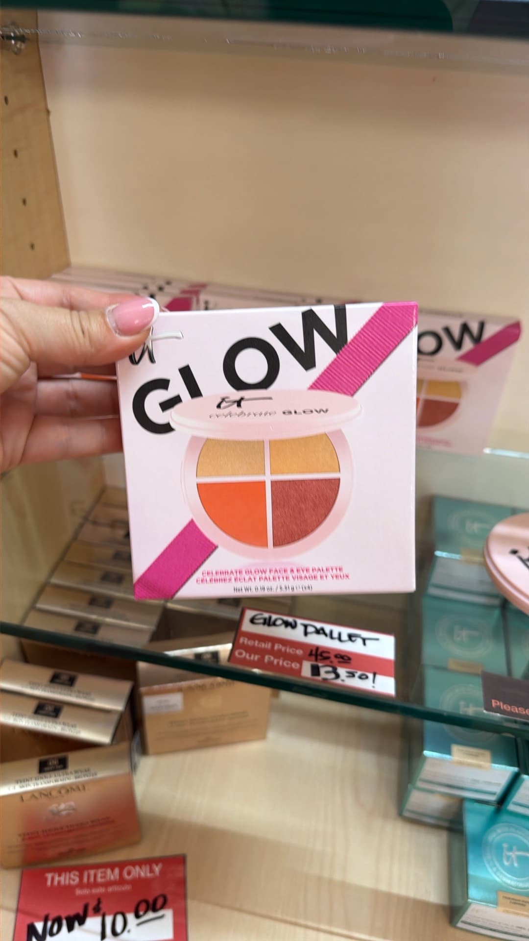 Палетта для лица и глаз Glow