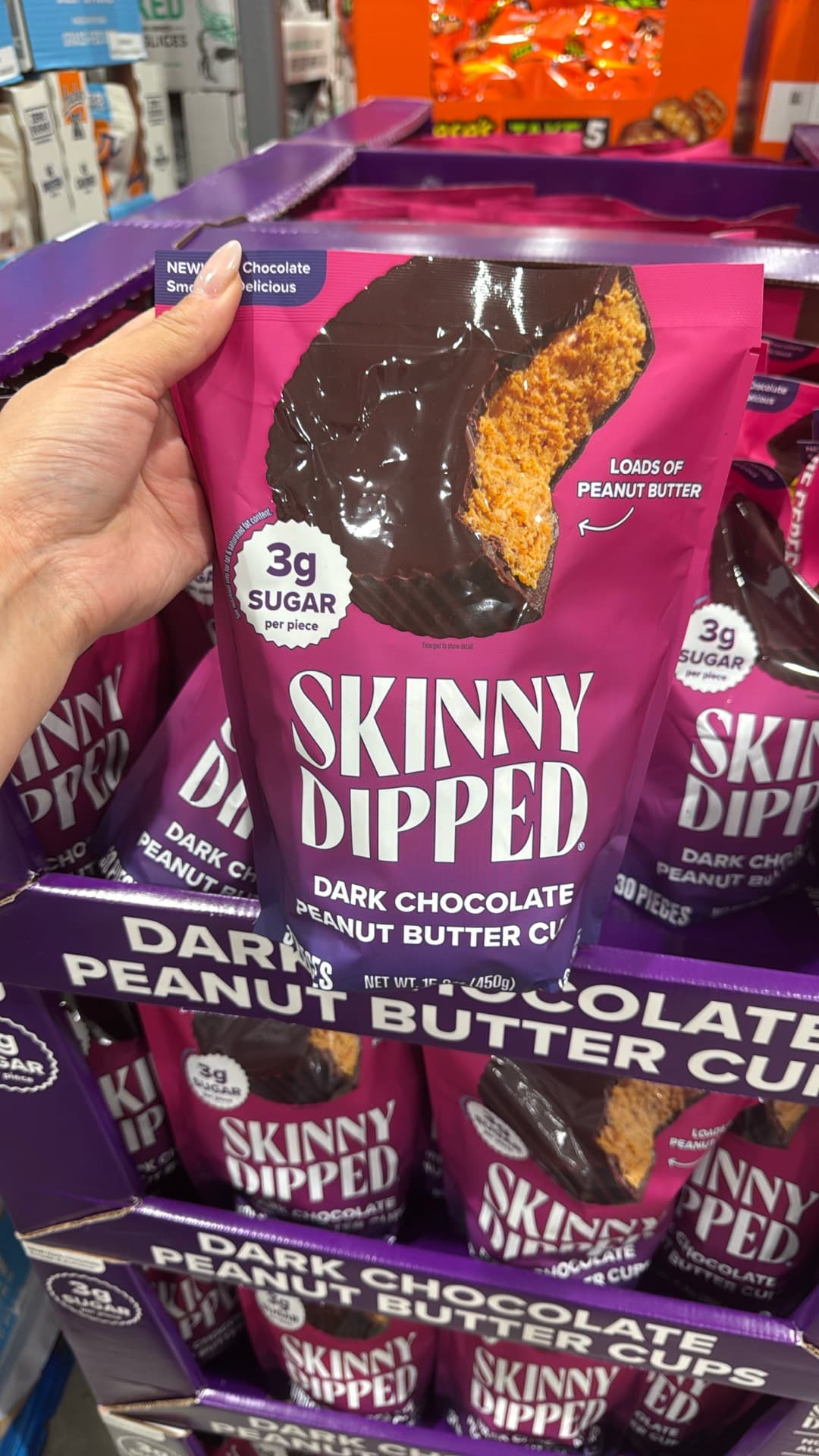 Шоколадные конфеты Skinny Dipped с арахисовым маслом