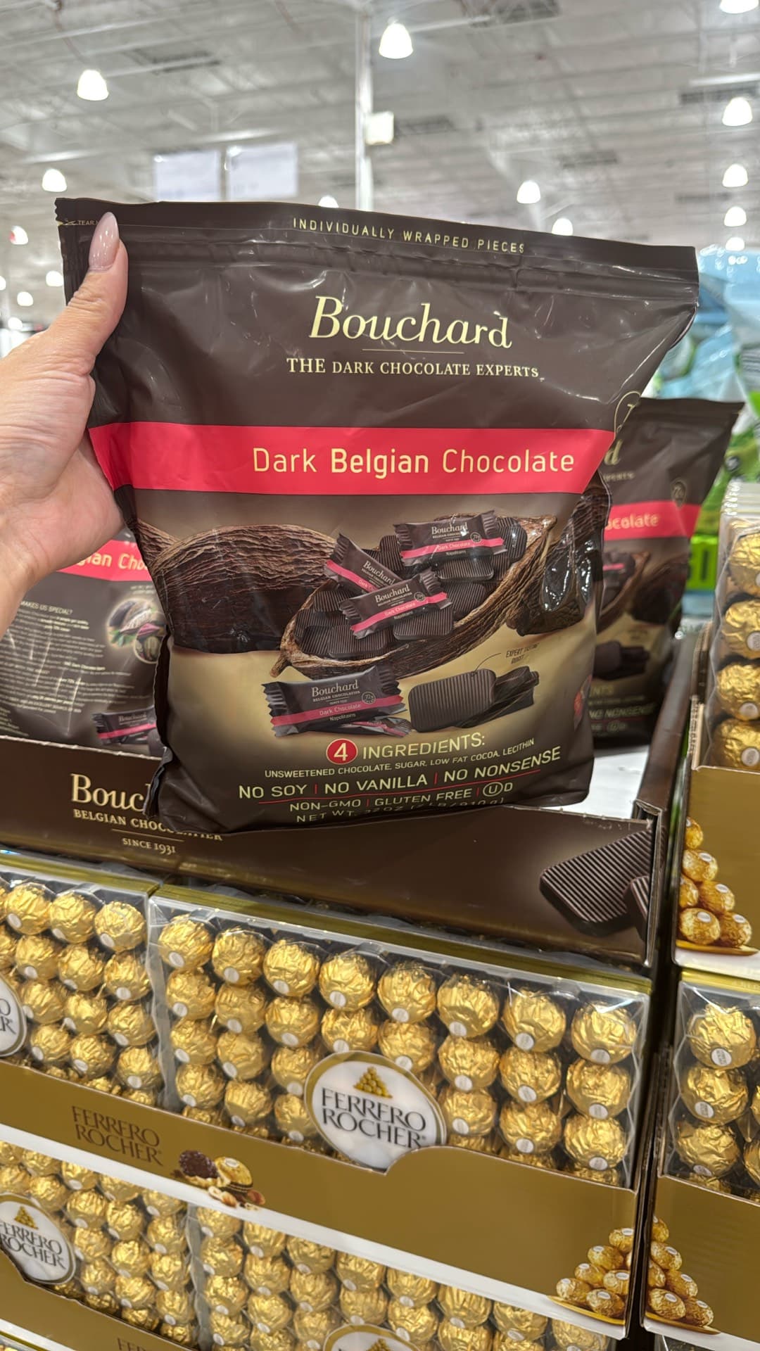 Темный бельгийский шоколад Bouchard