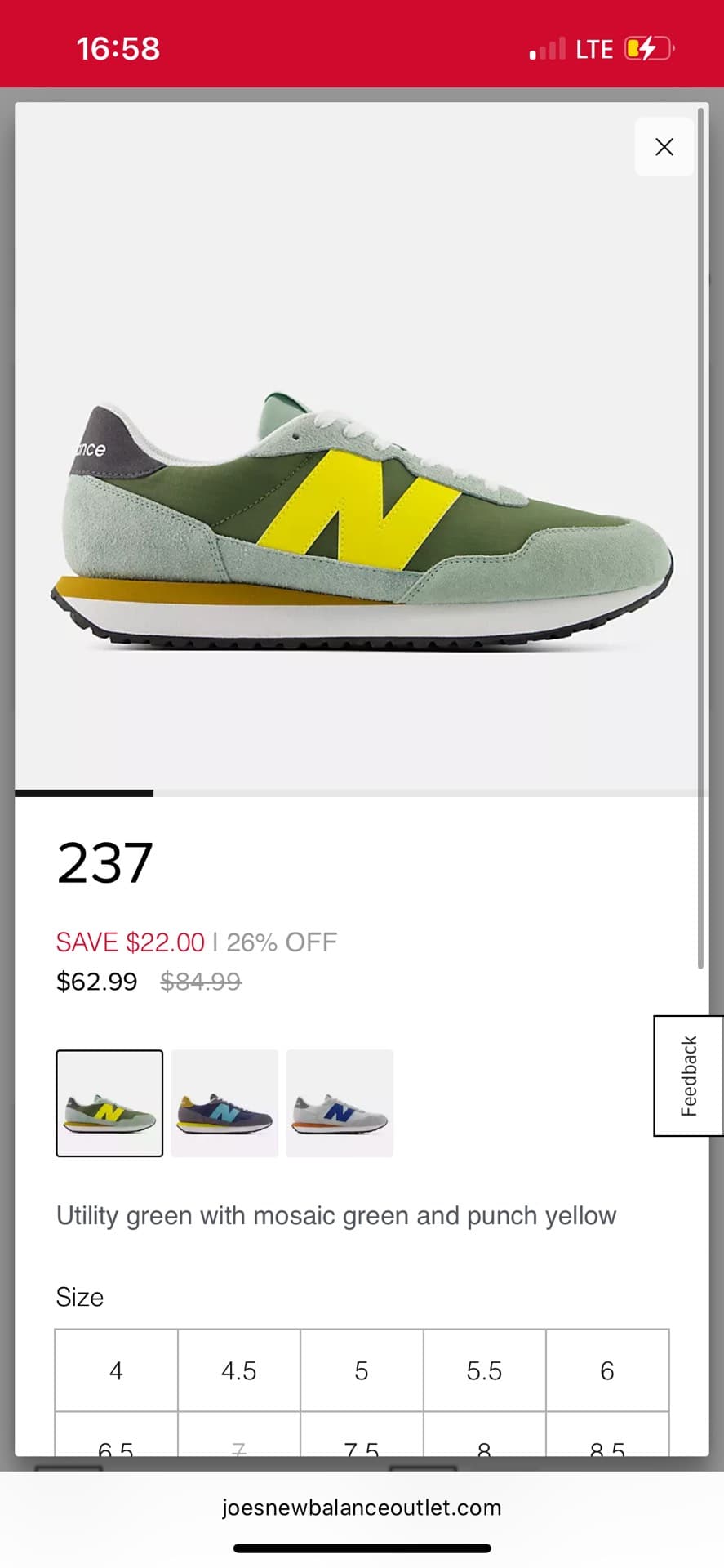 Кроссовки New Balance для повседневной носки