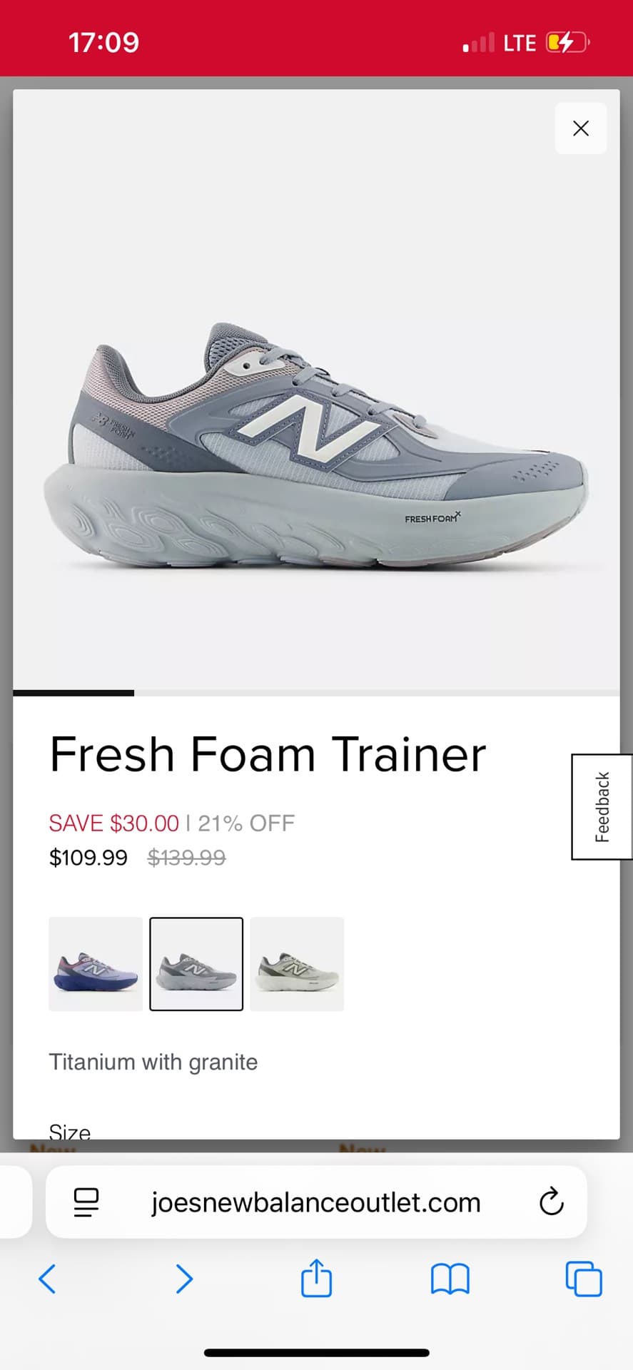 Тренировочные кроссовки New Balance Fresh Foam