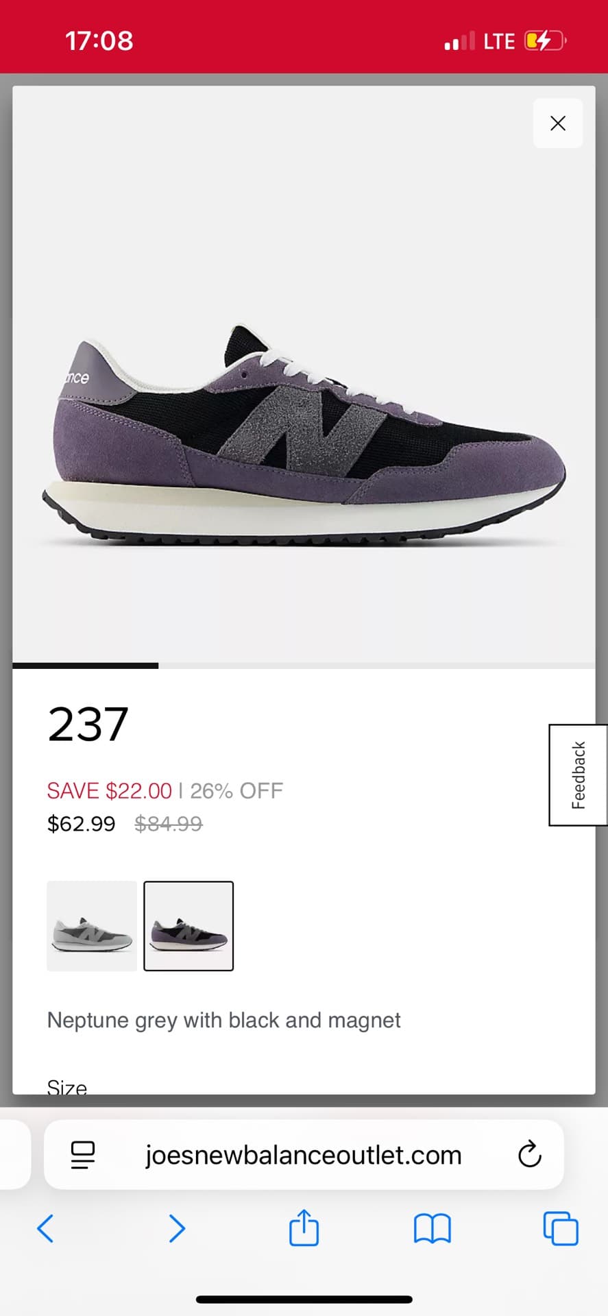 Кроссовки New Balance