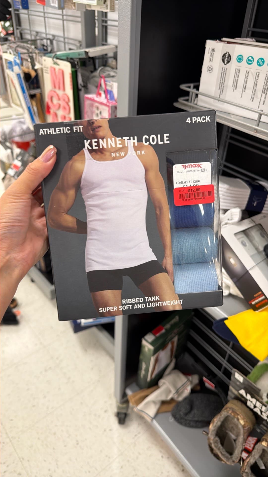 Рибbed майки Kenneth Cole
