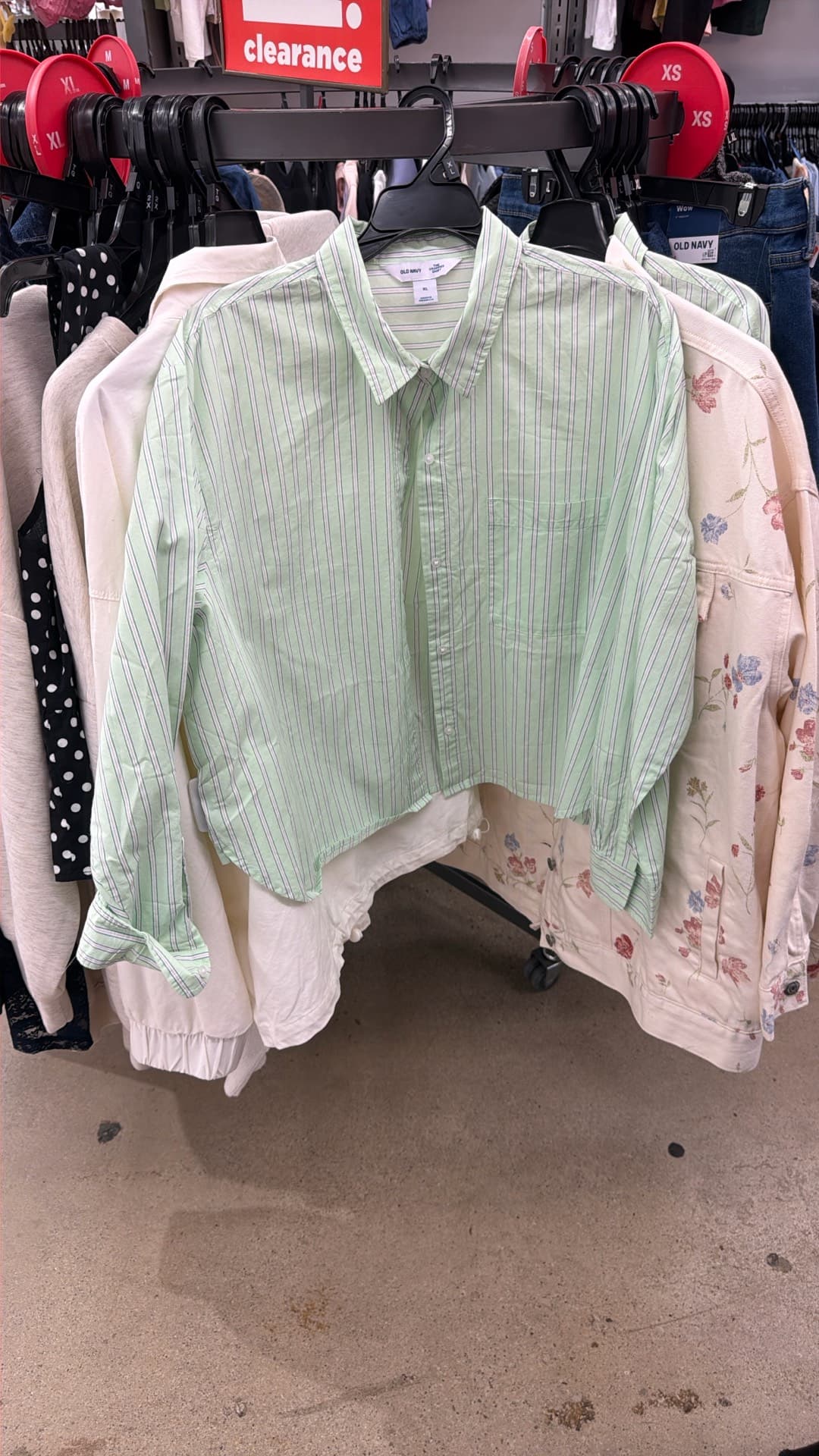 Рубашка с полосками Old Navy