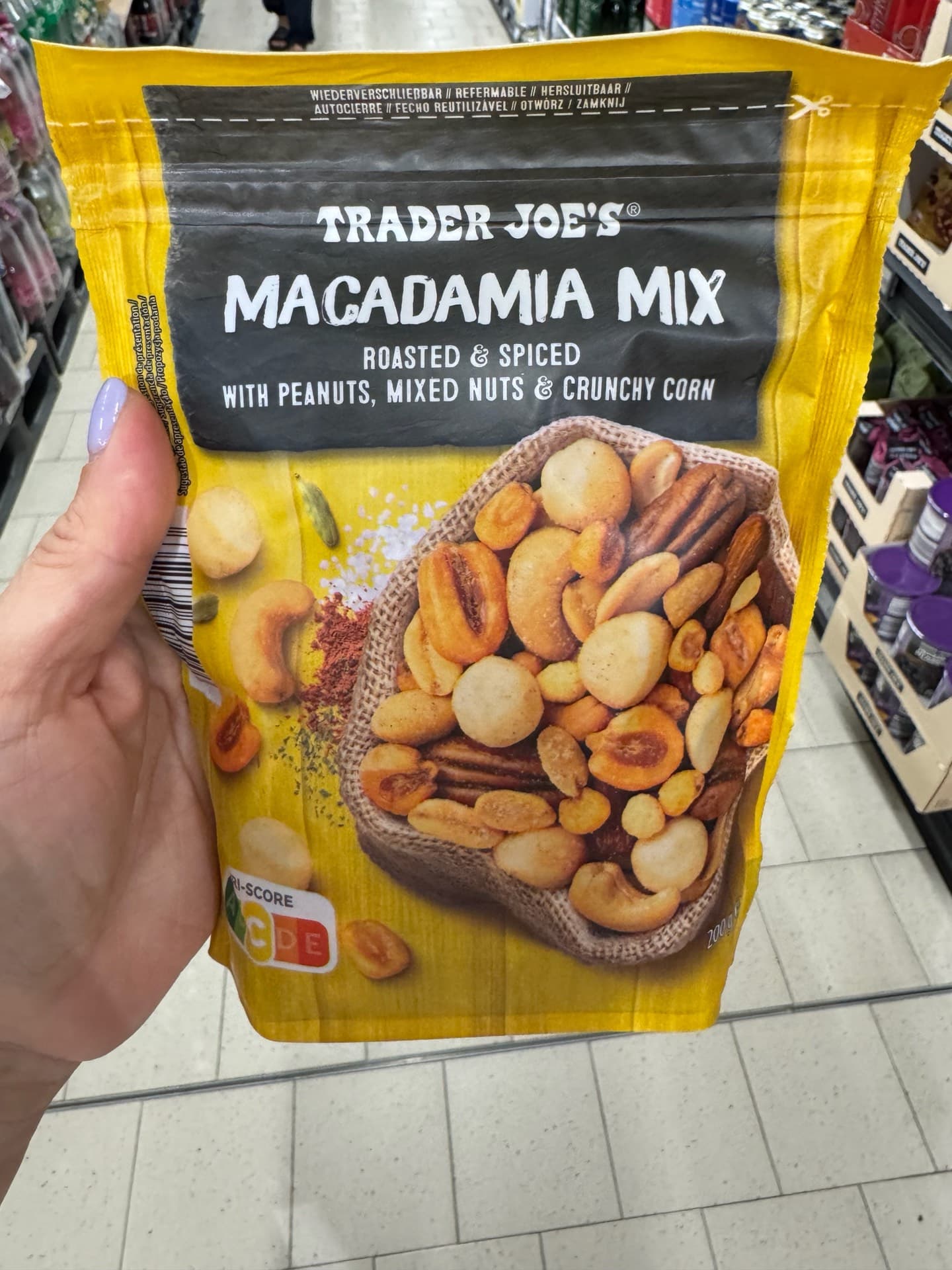 Смесь макадамии от Trader Joe's