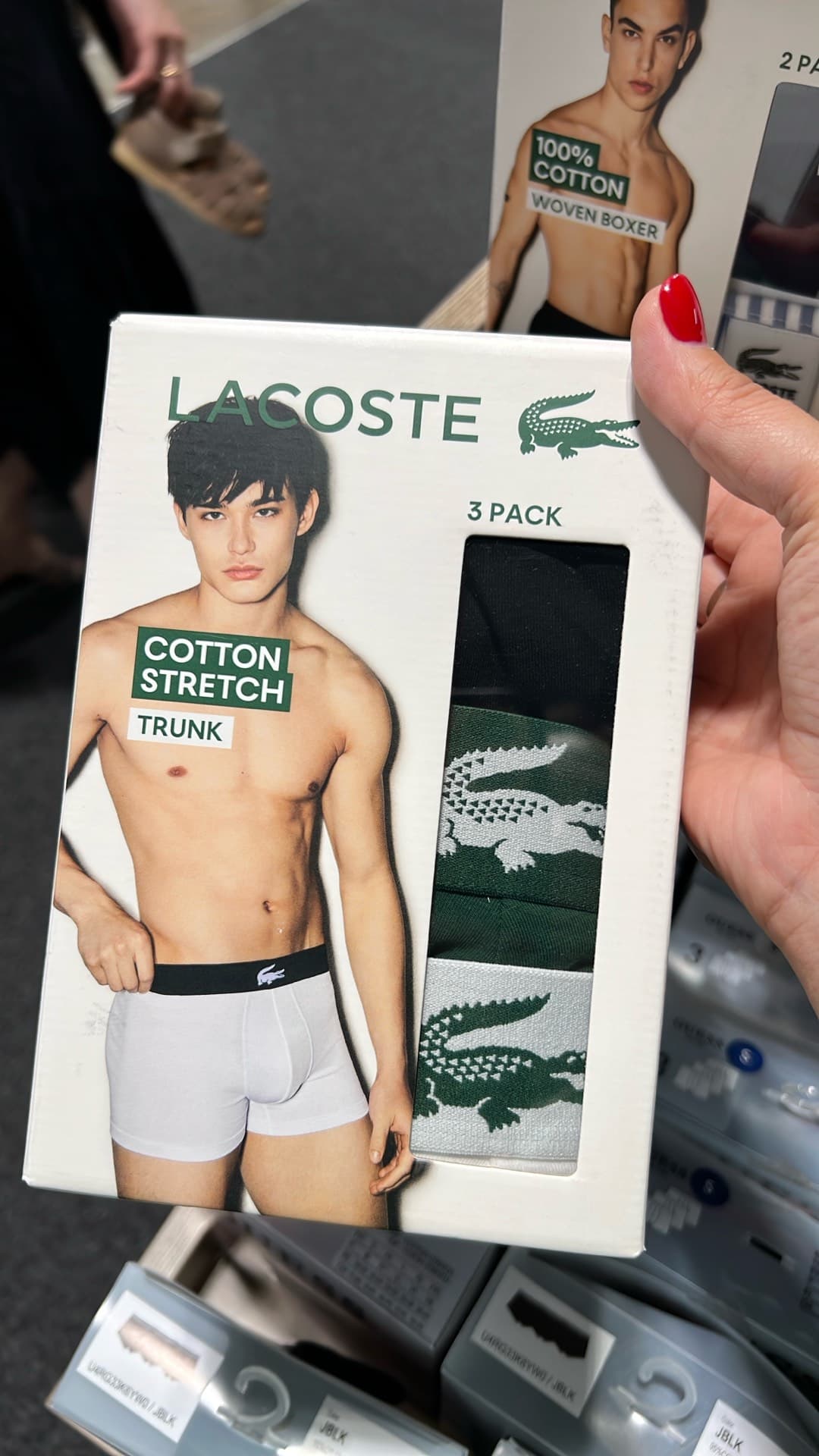 Трусы Lacoste из хлопка