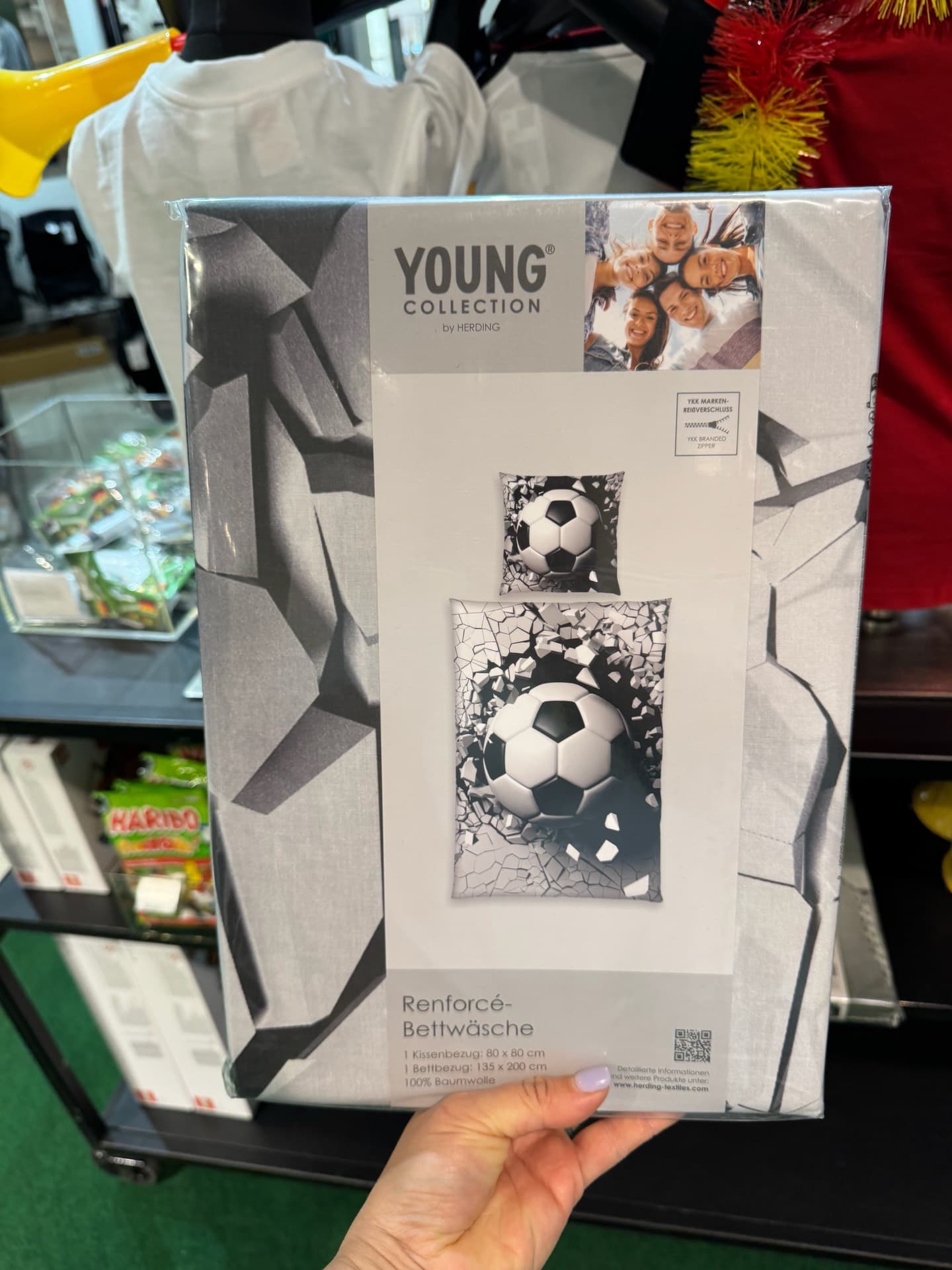 Комплект постельного белья Young Collection с футбольной темой