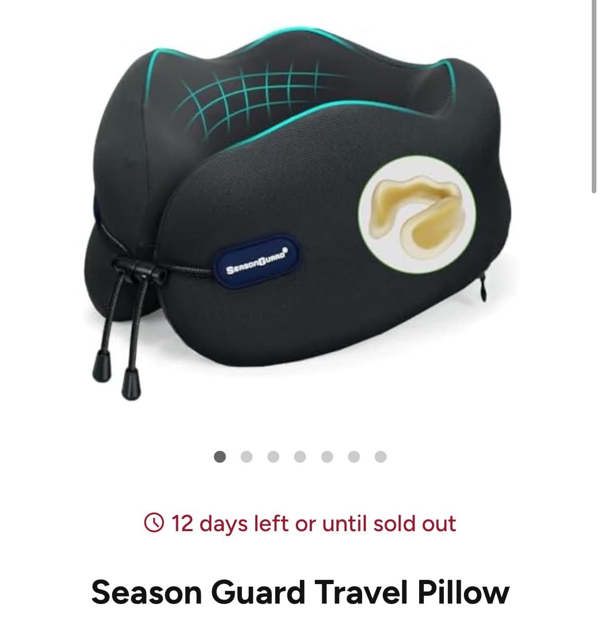 Подушка для путешествий Season Guard