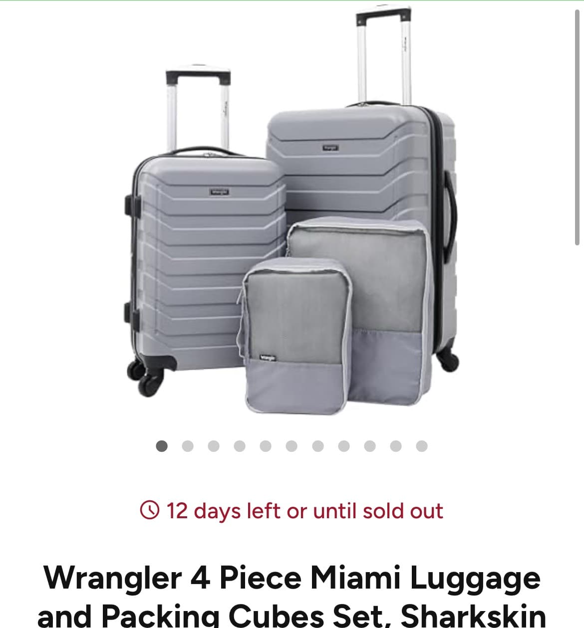 Чемодан Wrangler из 4-х предметов Miami