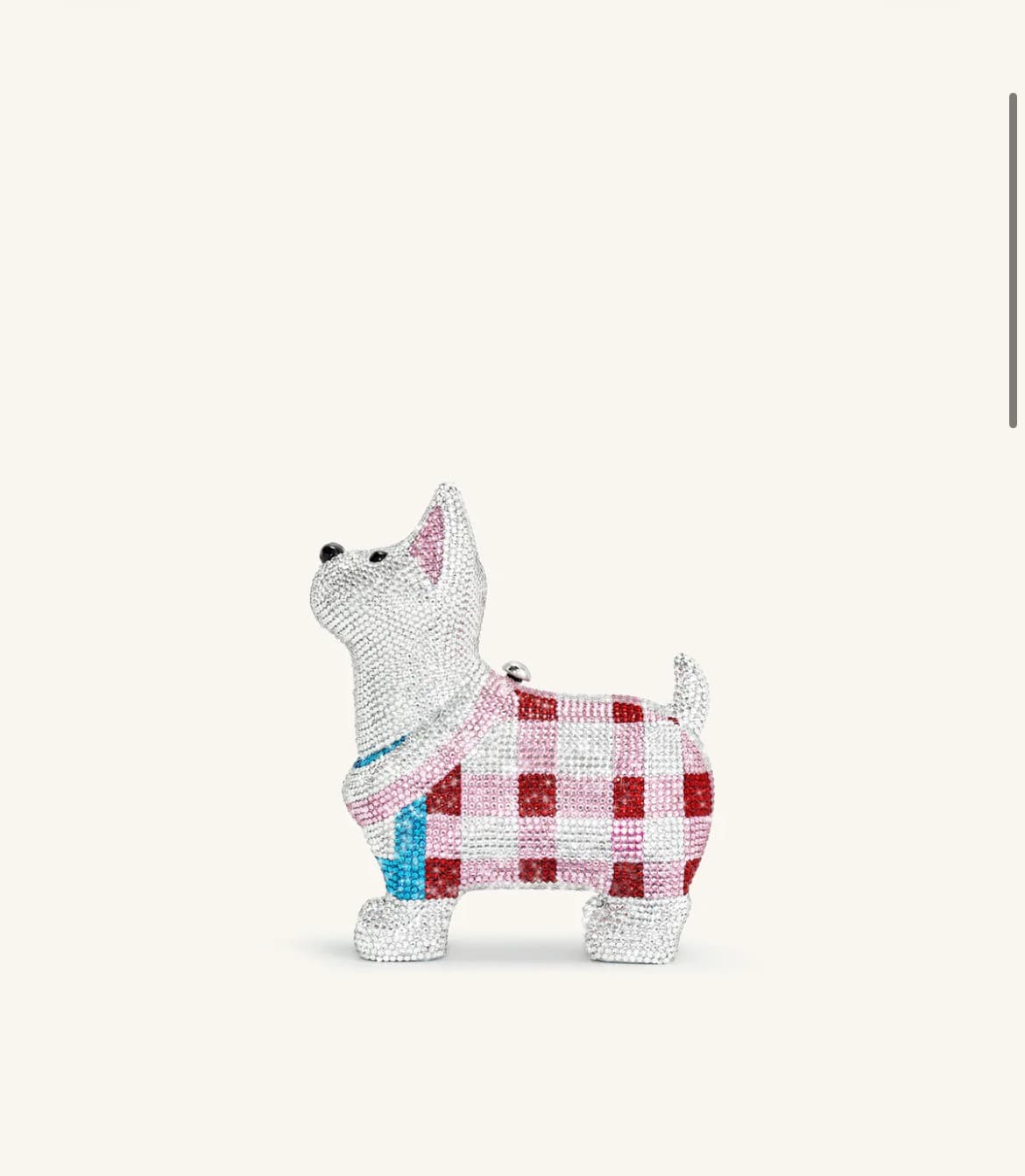 Сияющая фигурка собаки