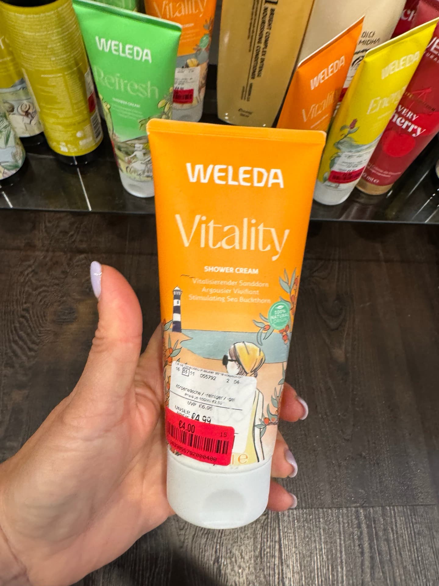 Крем для душа Weleda Vitality