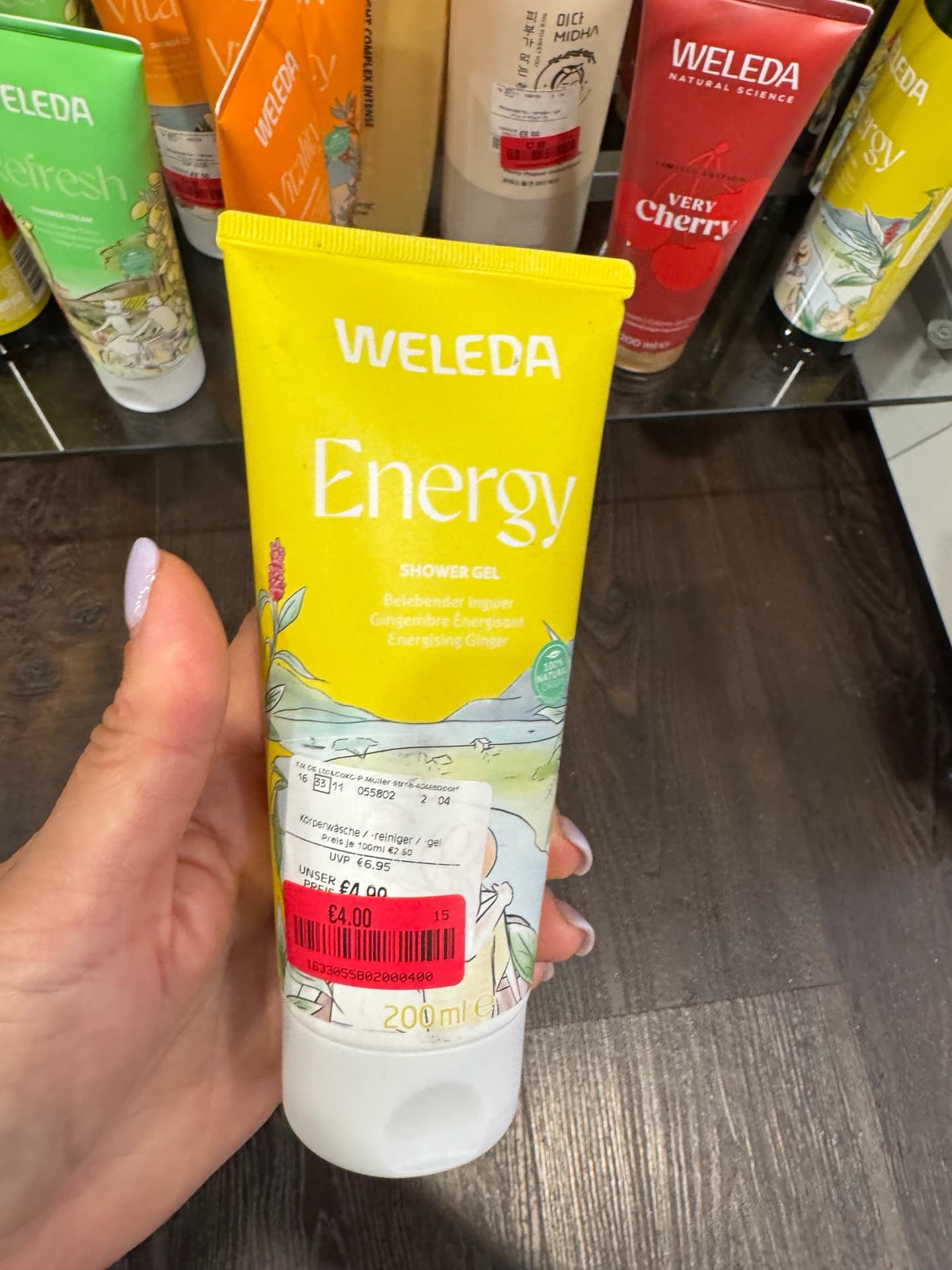 Гель для душа Weleda Energy
