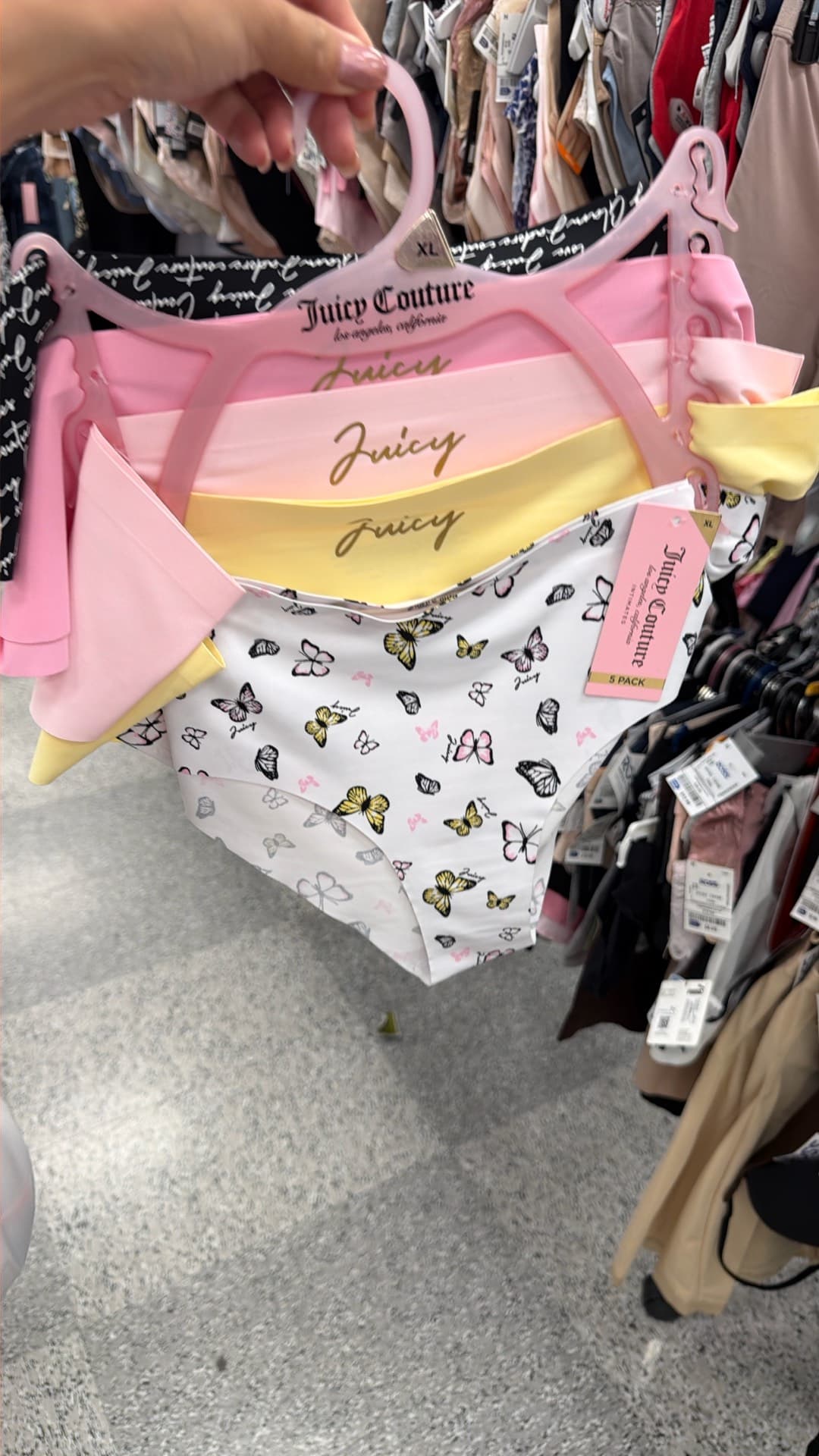 Набор нижнего белья Juicy Couture с бабочками