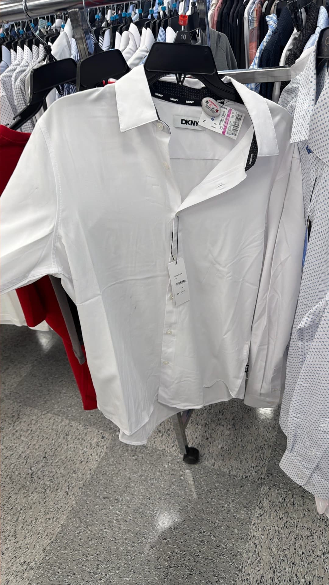 Белая рубашка DKNY