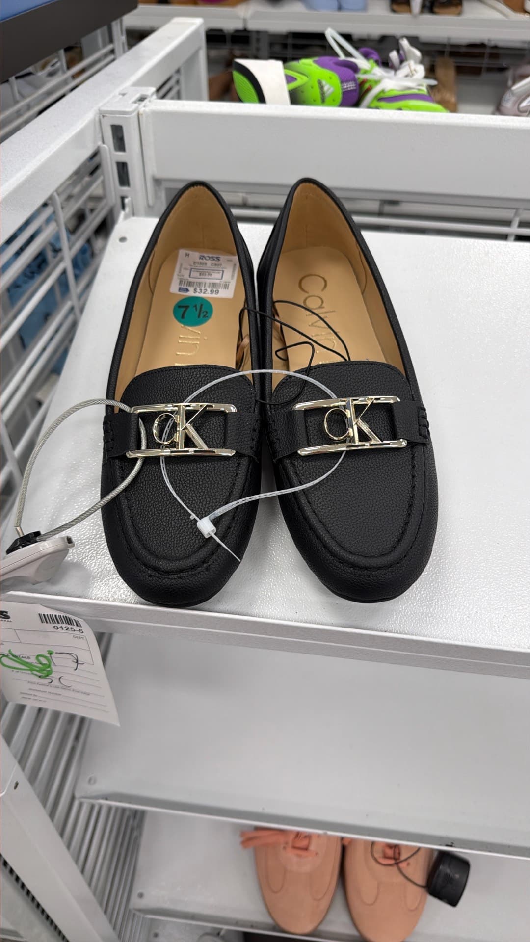 Лоферы Calvin Klein черного цвета