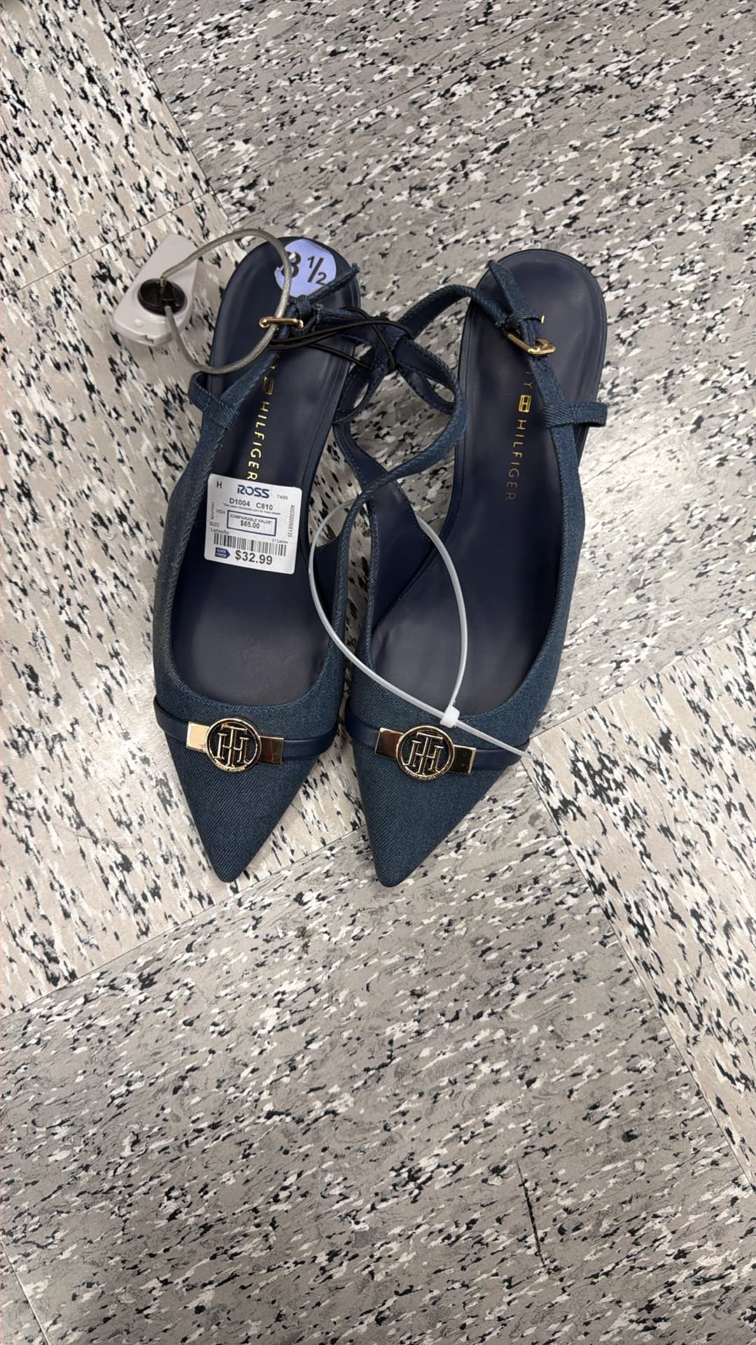 Деминовые туфли Tommy Hilfiger